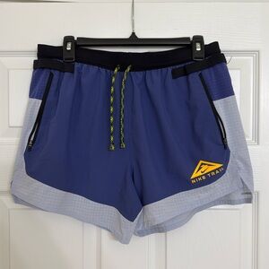 Nike Trail Running Gym Shorts Purple Men’s Size Large 4.5in inseam